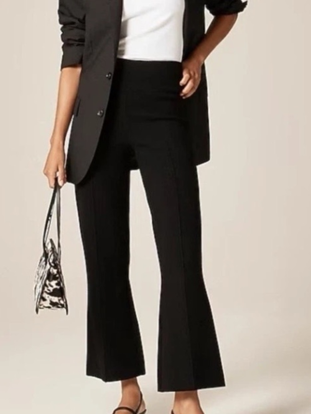 J CREW New Delaney kickout sweater pant- small NWT